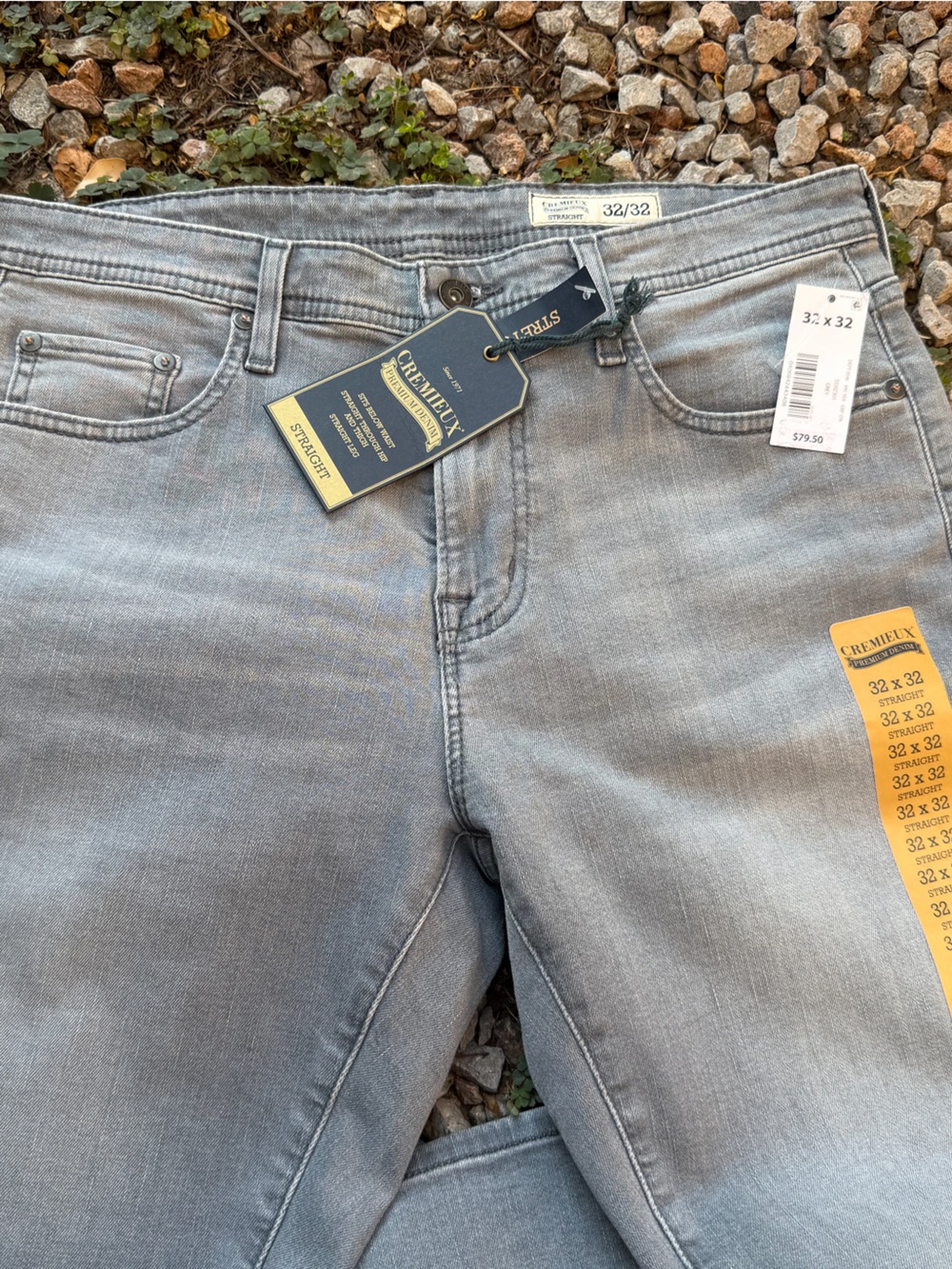 Daniel Cremieux Men’s Straight Gray Jeans